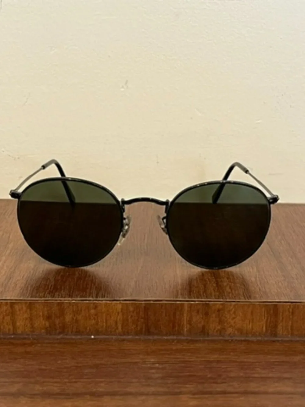 Ray-Ban RB3447-N Round Metal 002/71 Black Sunglasses, 50-21
